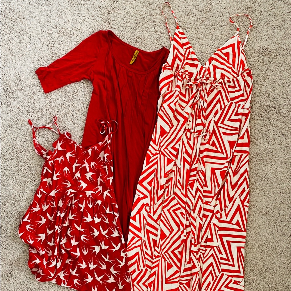 ❤️ Geometric Print Flowy Maxi Dress NWOT